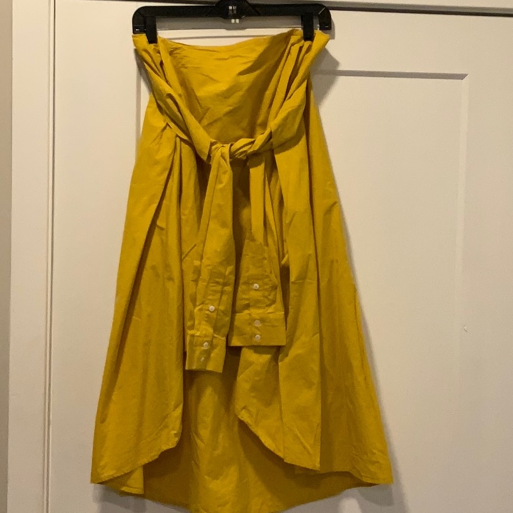 High low midi skirt